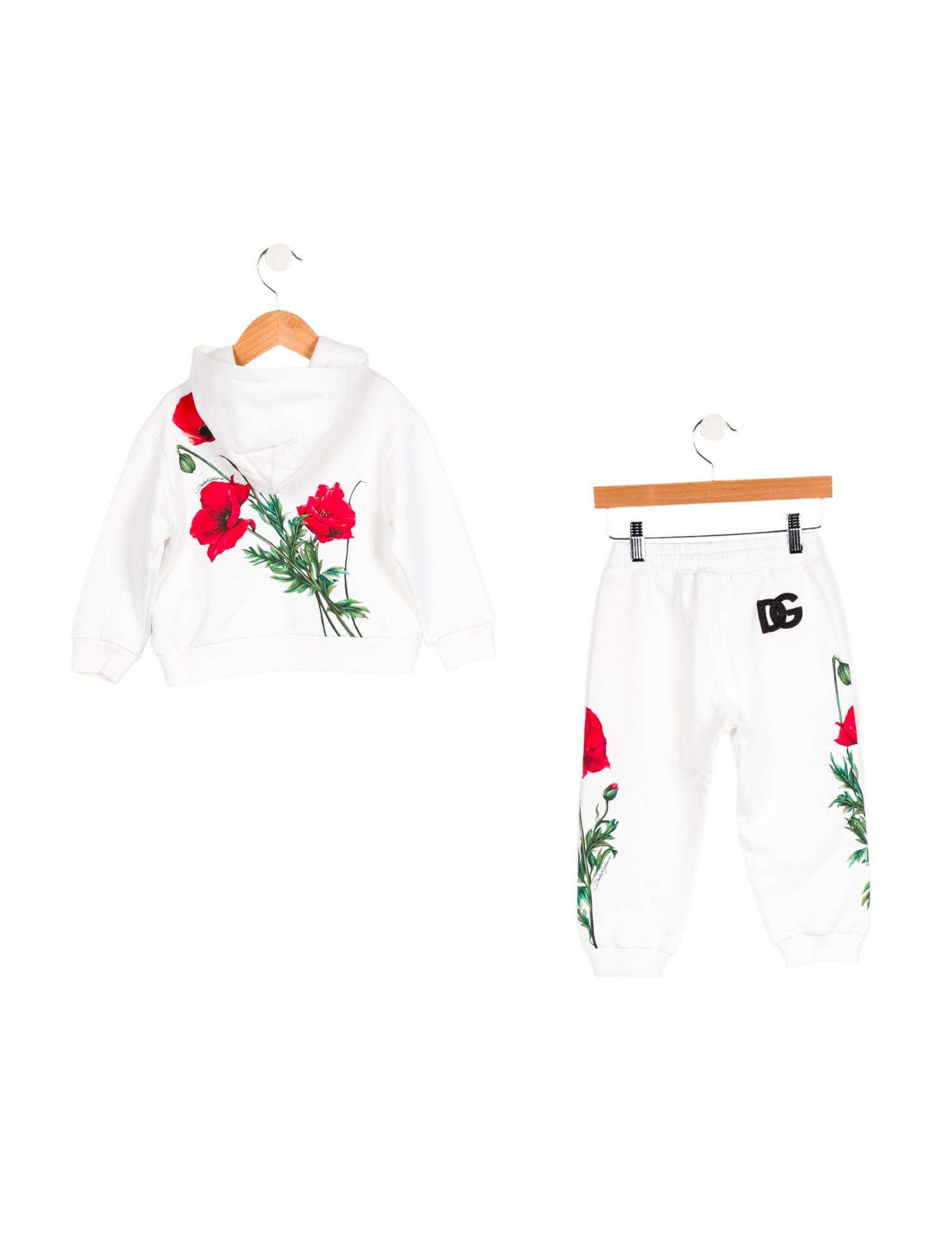 Dolce & Gabbana Toddler Girls' Floral Print Sweat Suit