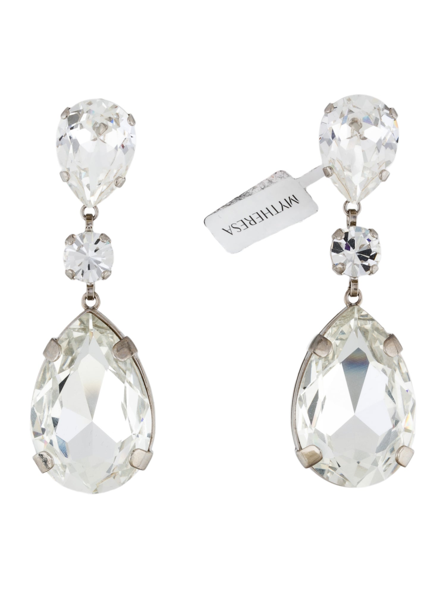 Dolce & Gabbana Crystal Drop Earrings