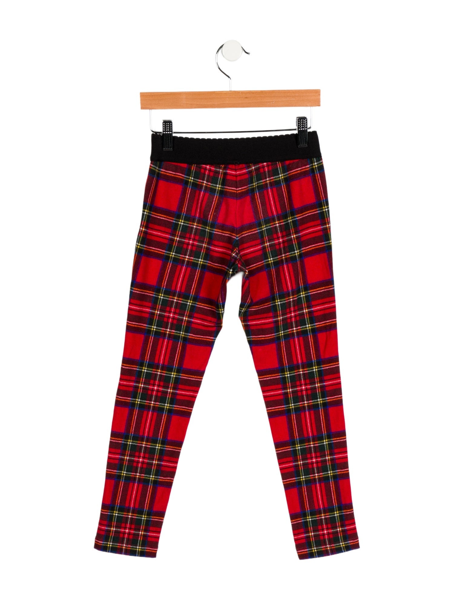Dolce & Gabbana Girls' Plaid Leggings