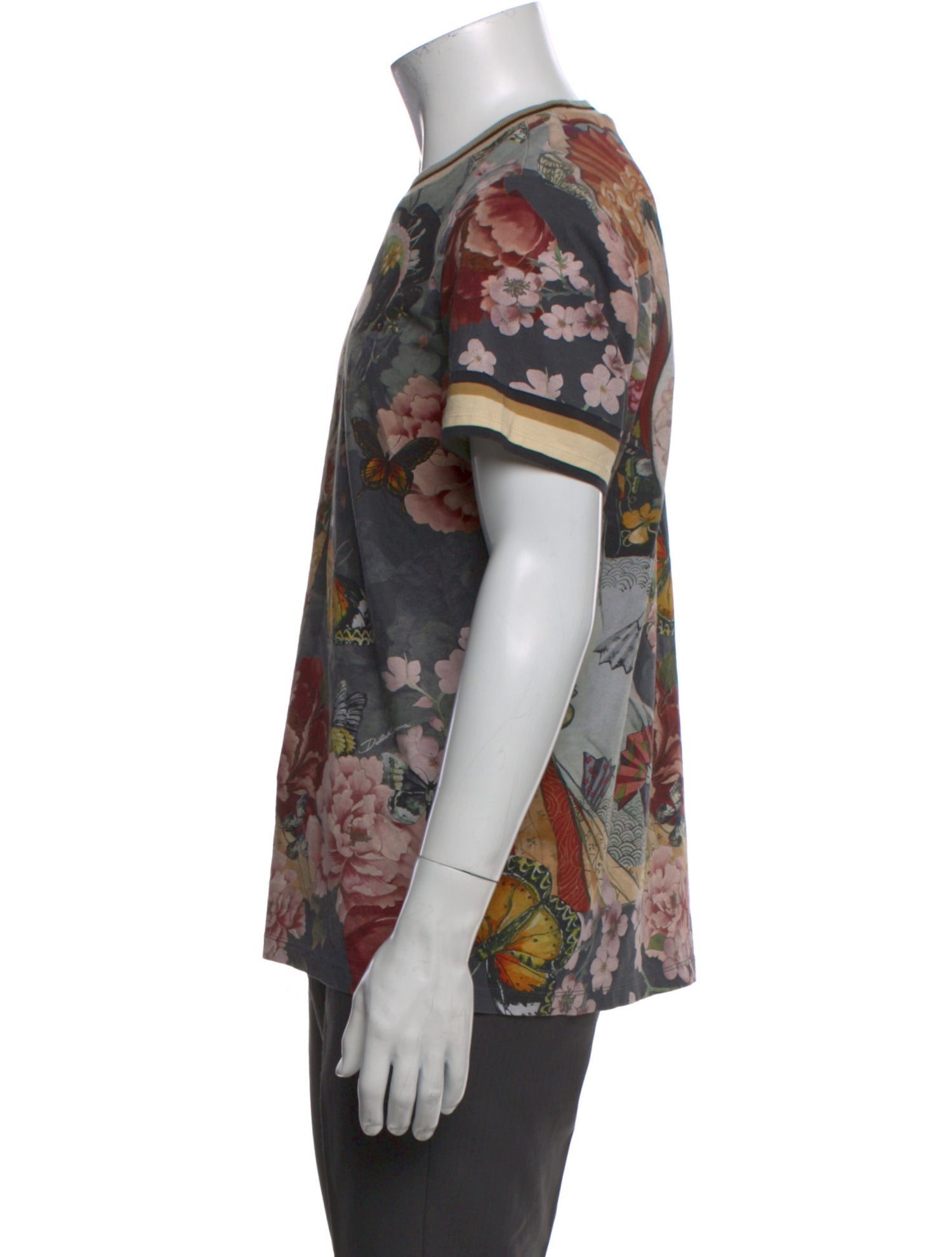 Dolce & Gabbana Printed Crew Neck T-Shirt