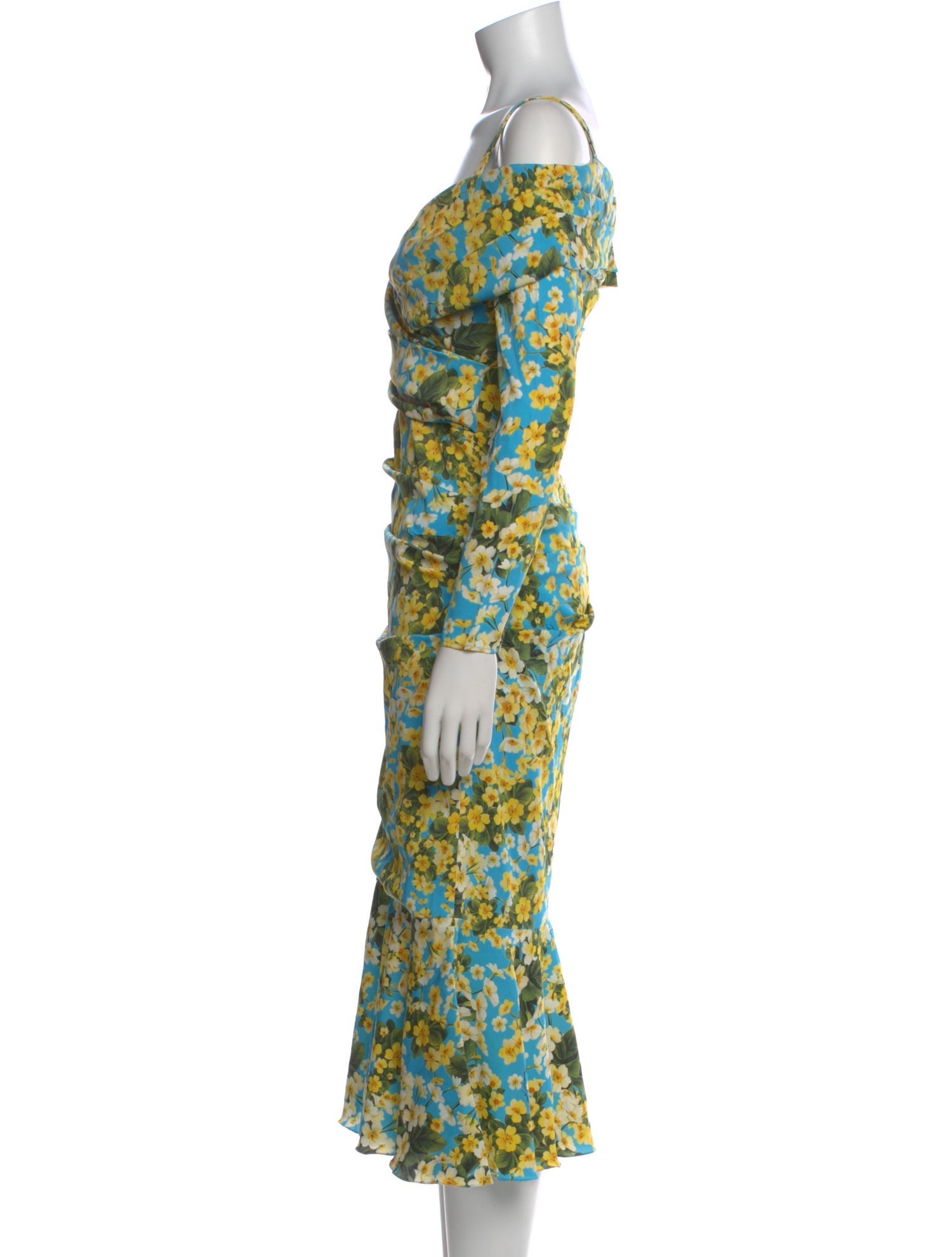 Dolce & Gabbana Silk Midi Length Dress