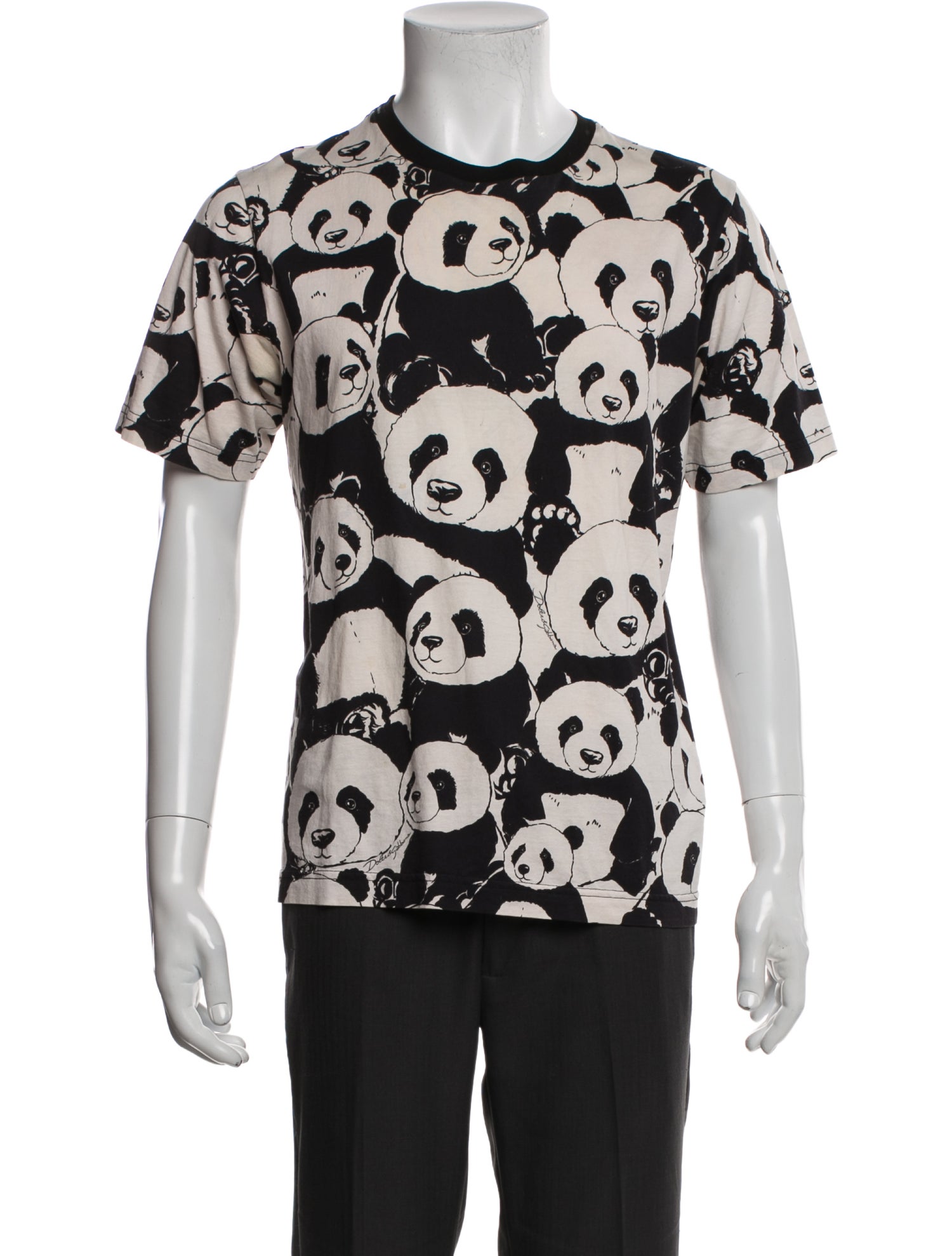 Dolce & Gabbana Printed Crew Neck T-Shirt