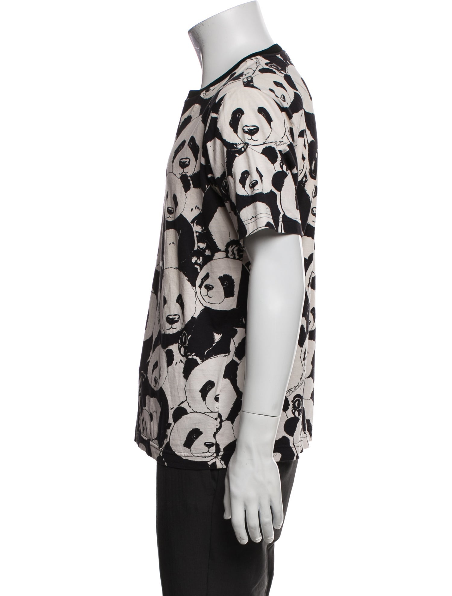 Dolce & Gabbana Printed Crew Neck T-Shirt
