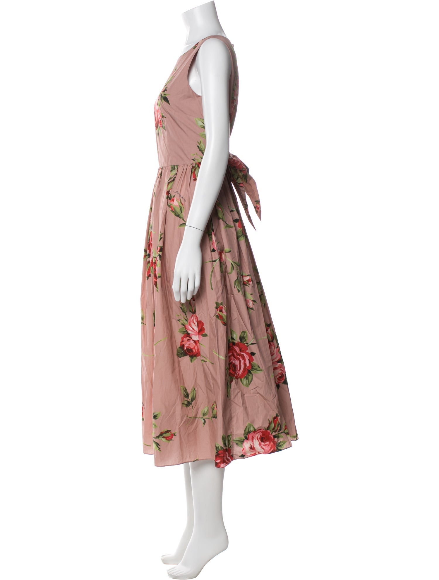 Dolce & Gabbana Floral Print Long Dress w/ Tags