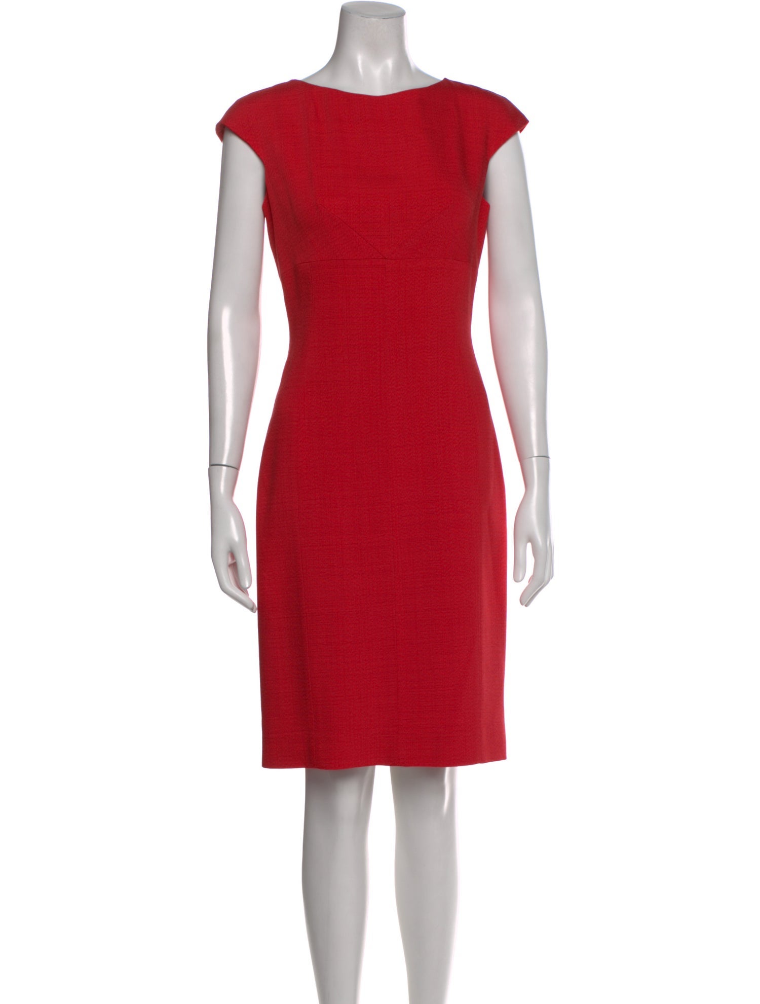 Dolce & Gabbana Bateau Neckline Knee-Length Dress