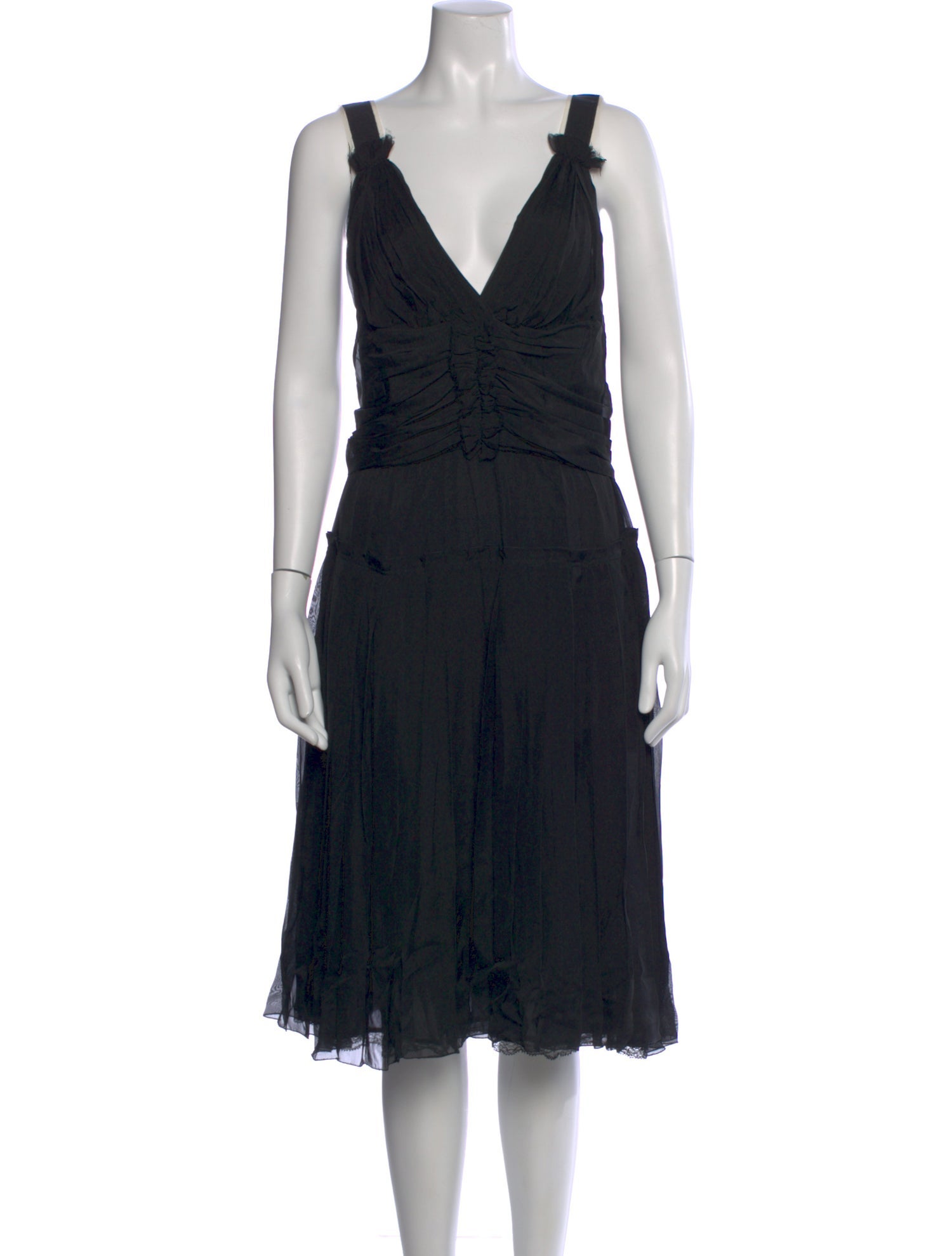 Dolce & Gabbana Silk Midi Length Dress