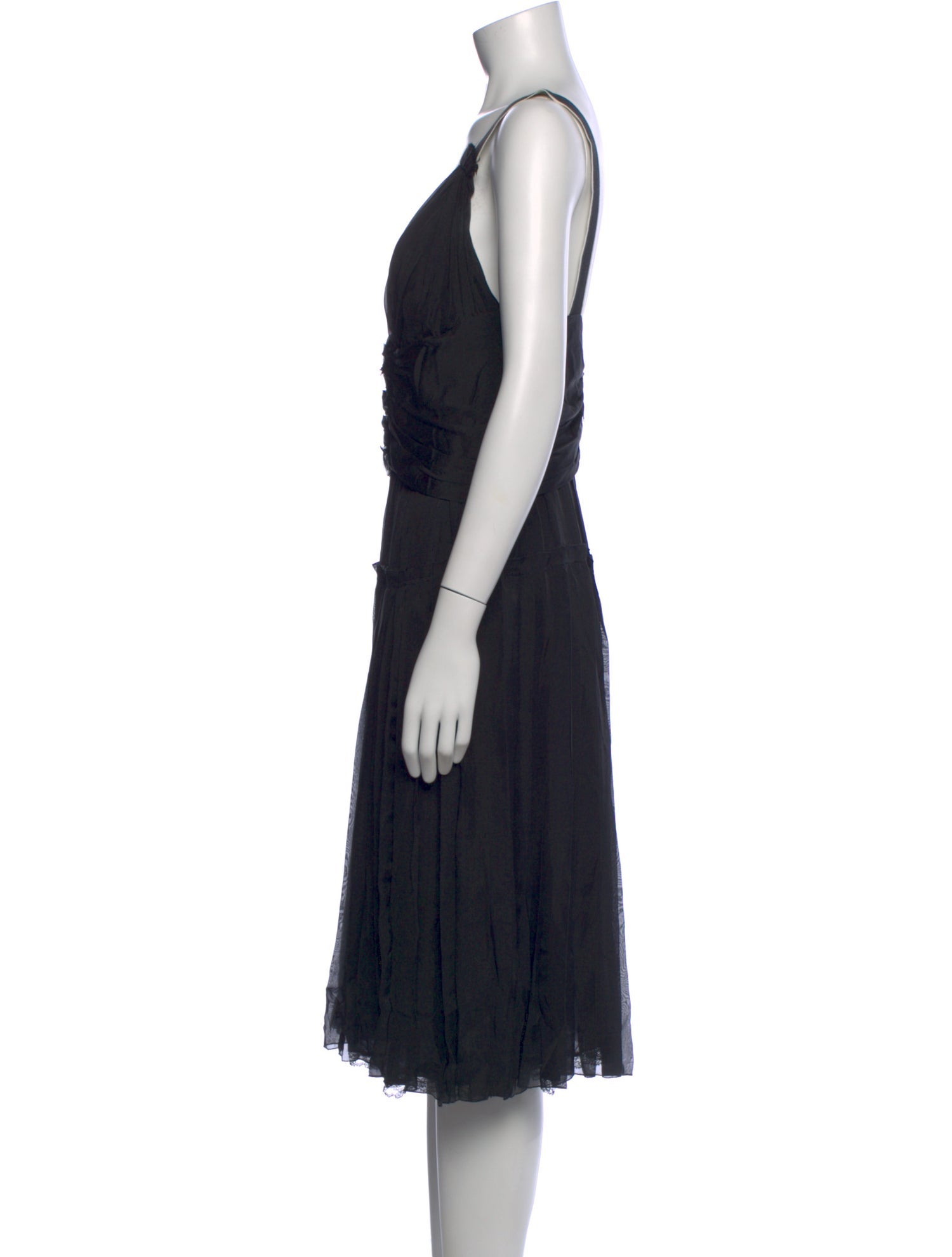 Dolce & Gabbana Silk Midi Length Dress