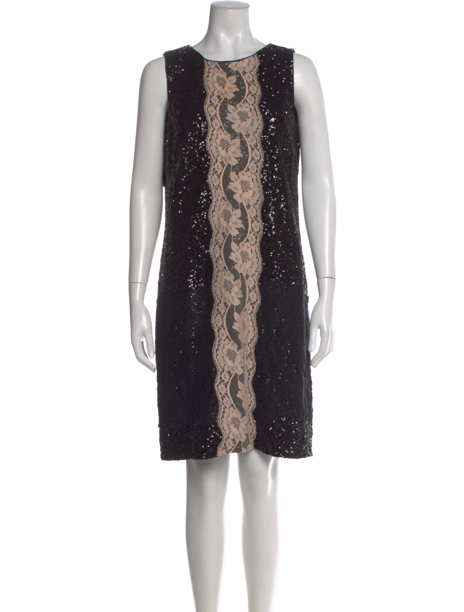 Dolce & Gabbana Scoop Neck Knee-Length Dress