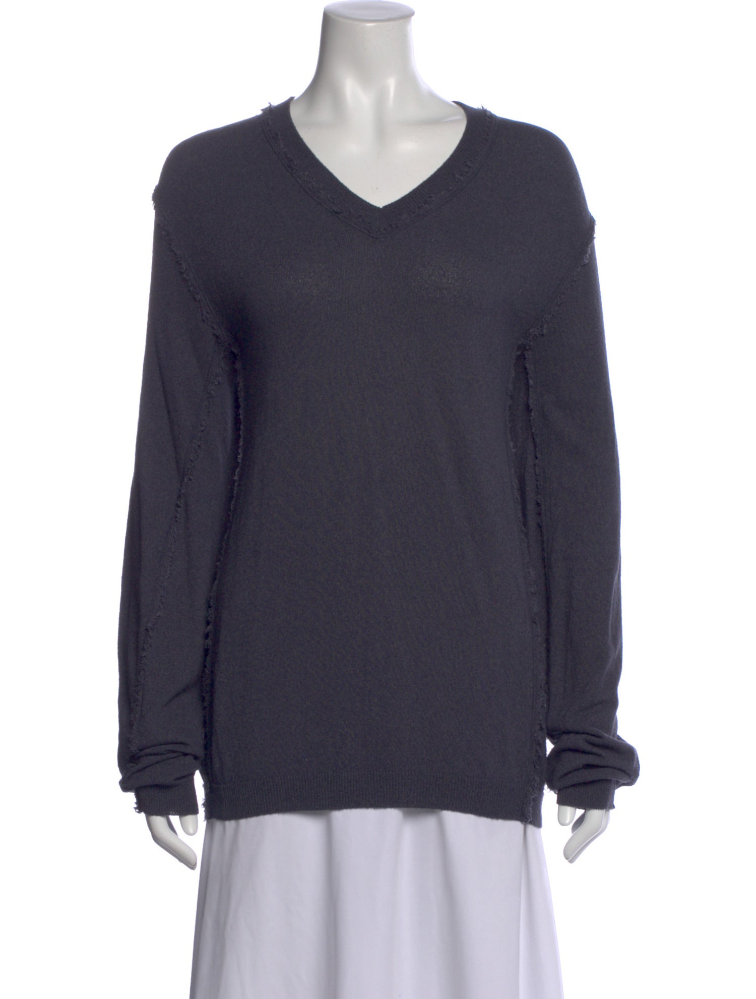 Dolce & Gabbana V-Neck Long Sleeve Top