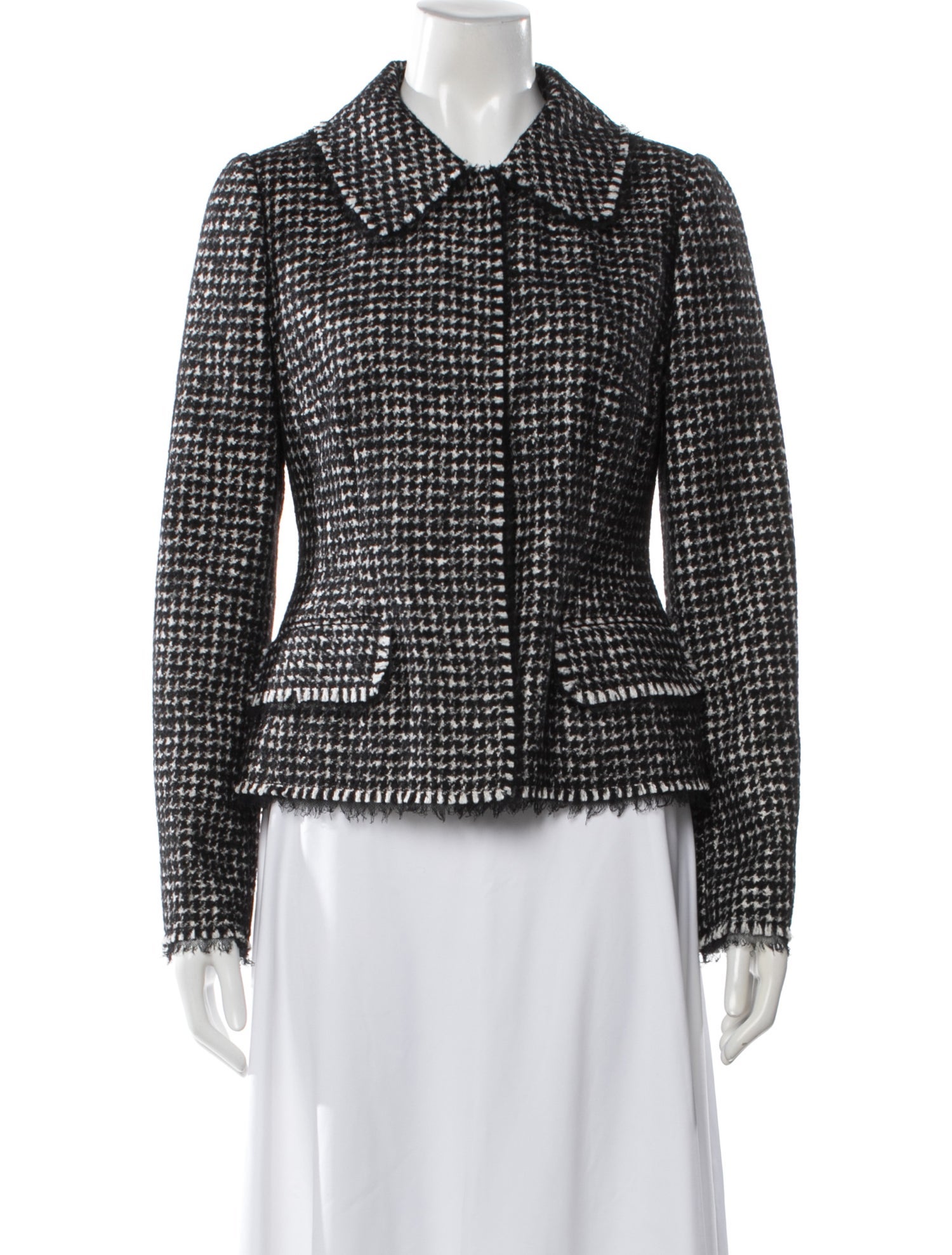 Dolce & Gabbana Houndstooth Print Blazer