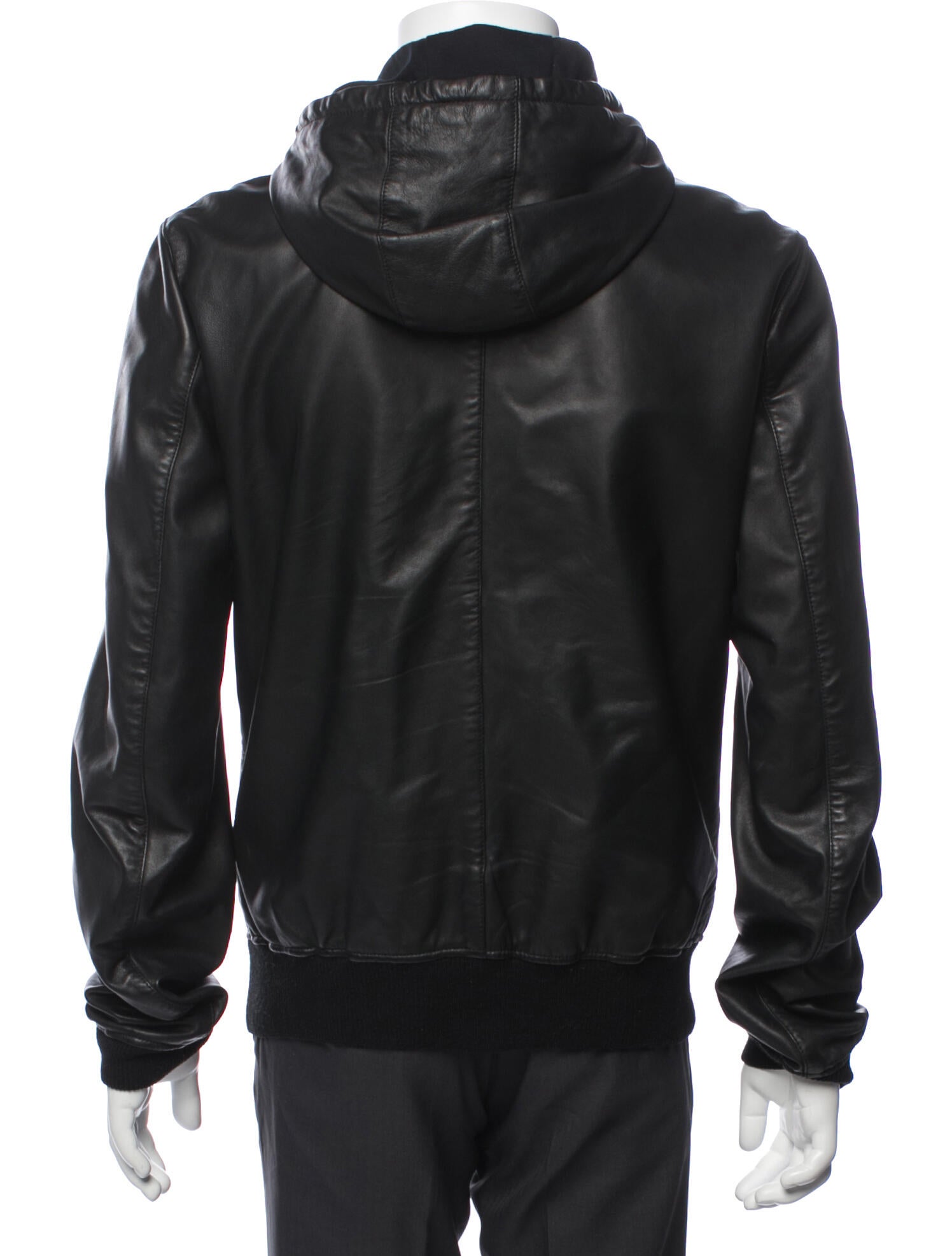 Dolce & Gabbana Lamb Leather Moto Jacket