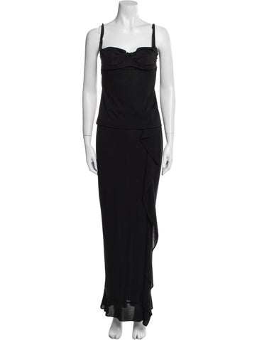Pre-owned Dolce & Gabbana Skirt Set In Black