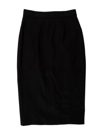 Pre-owned D&g Mini Skirt In Black