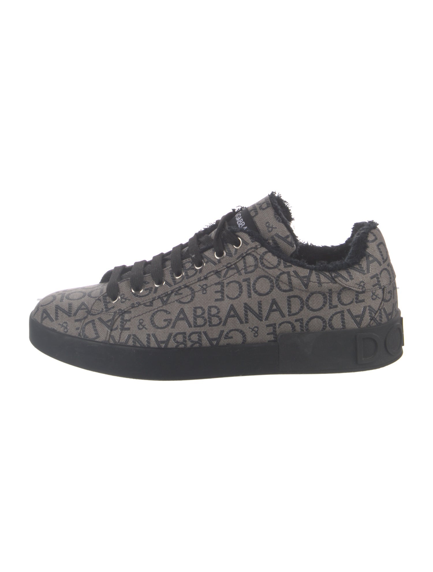 Dolce & Gabbana Canvas Printed Sneakers