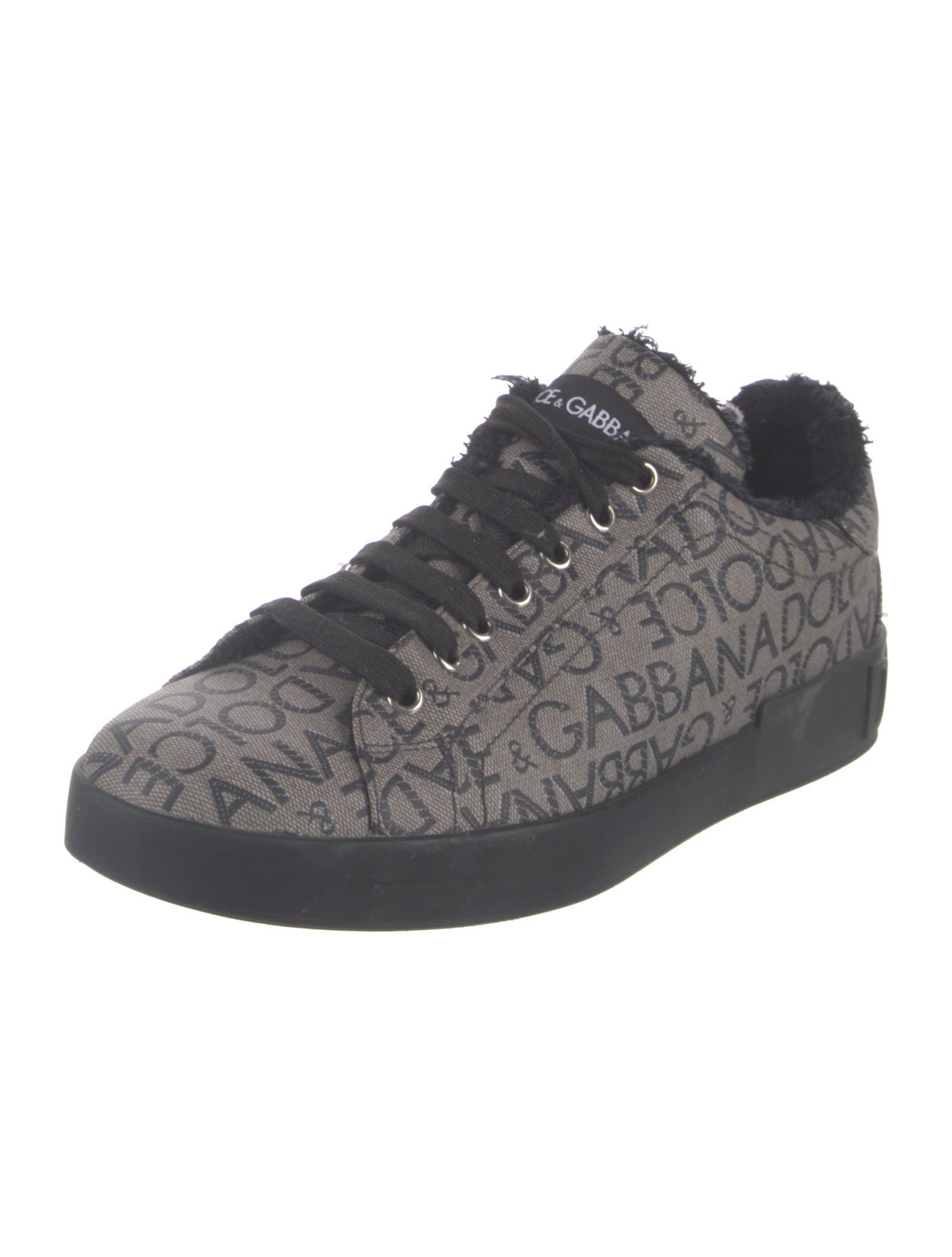 Dolce & Gabbana Canvas Printed Sneakers