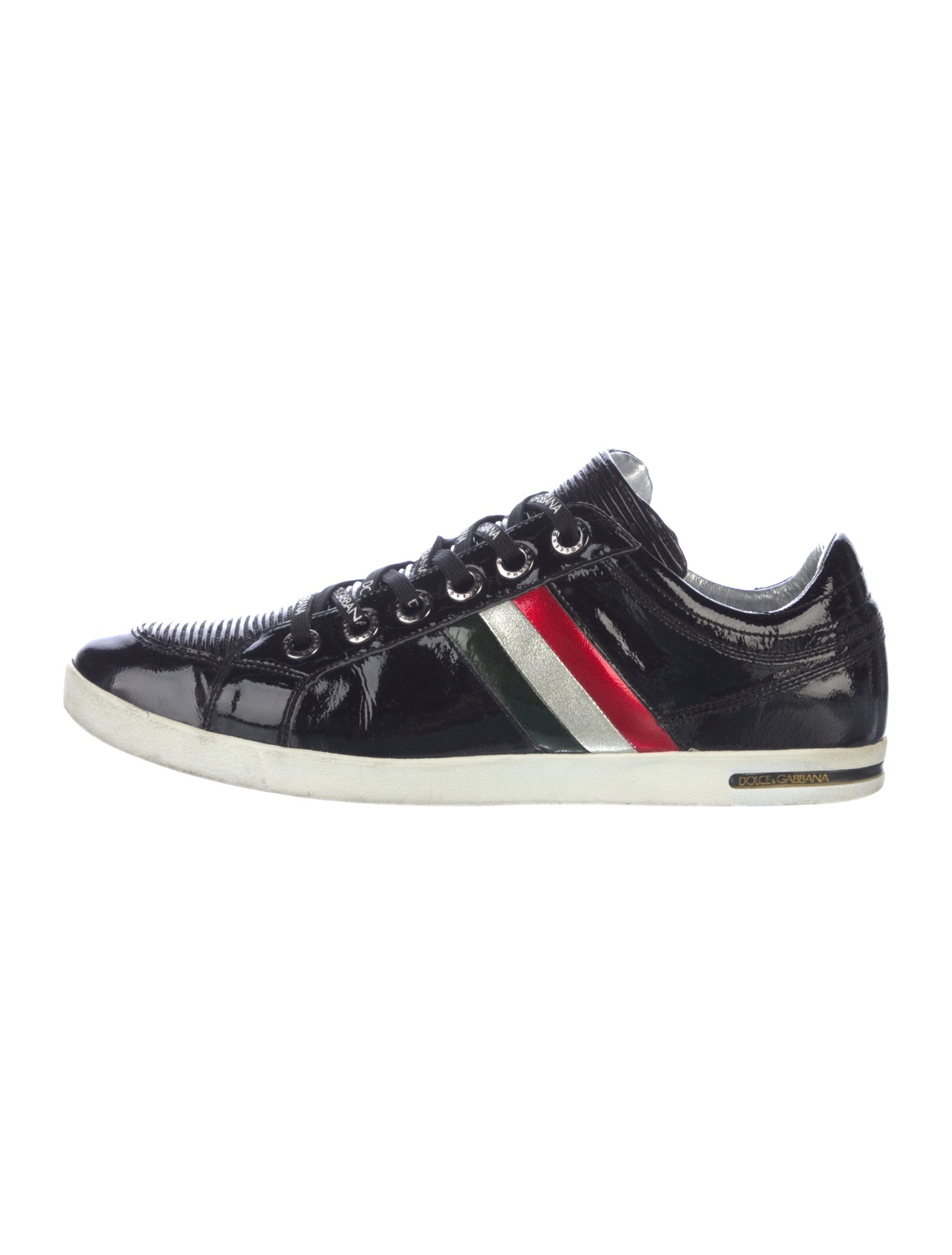 Dolce & Gabbana Patent Leather Sneakers
