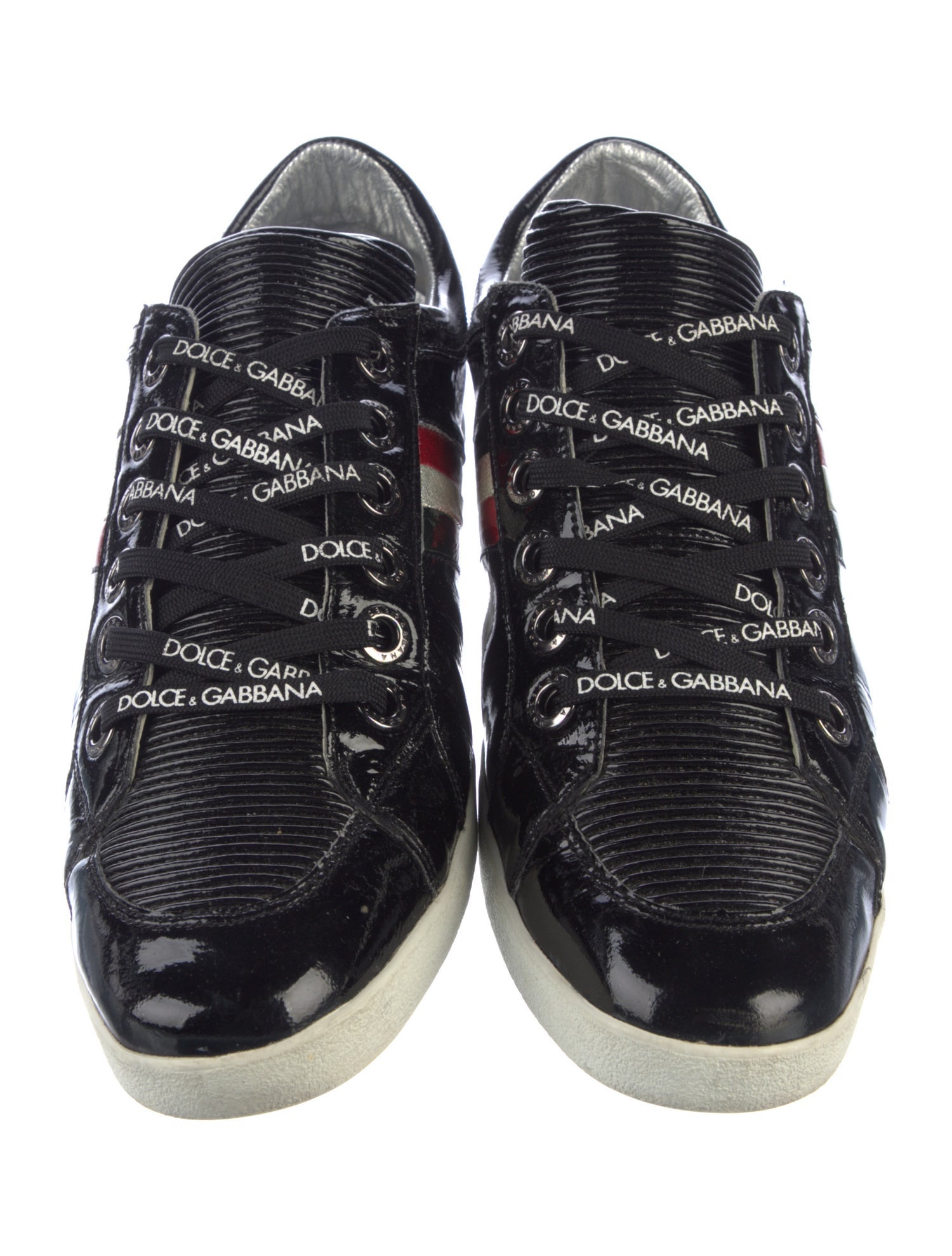 Dolce & Gabbana Patent Leather Sneakers