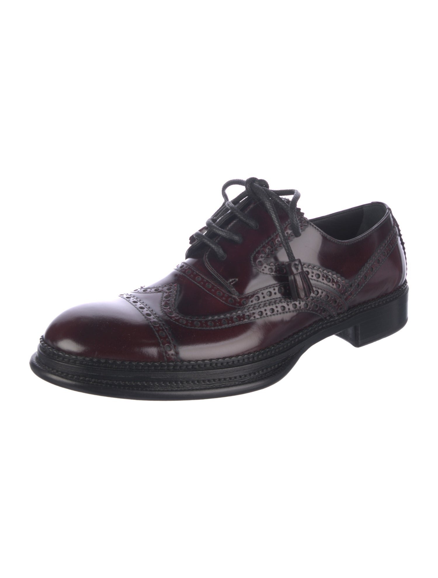 Dolce & Gabbana Leather Printed Brogues