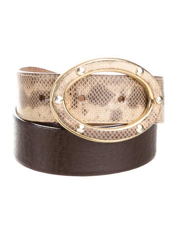 Dolce & Gabbana Lizard Waist Belt