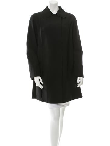 Dolce & Gabbana Wool Round Collar Coat w/ Tags