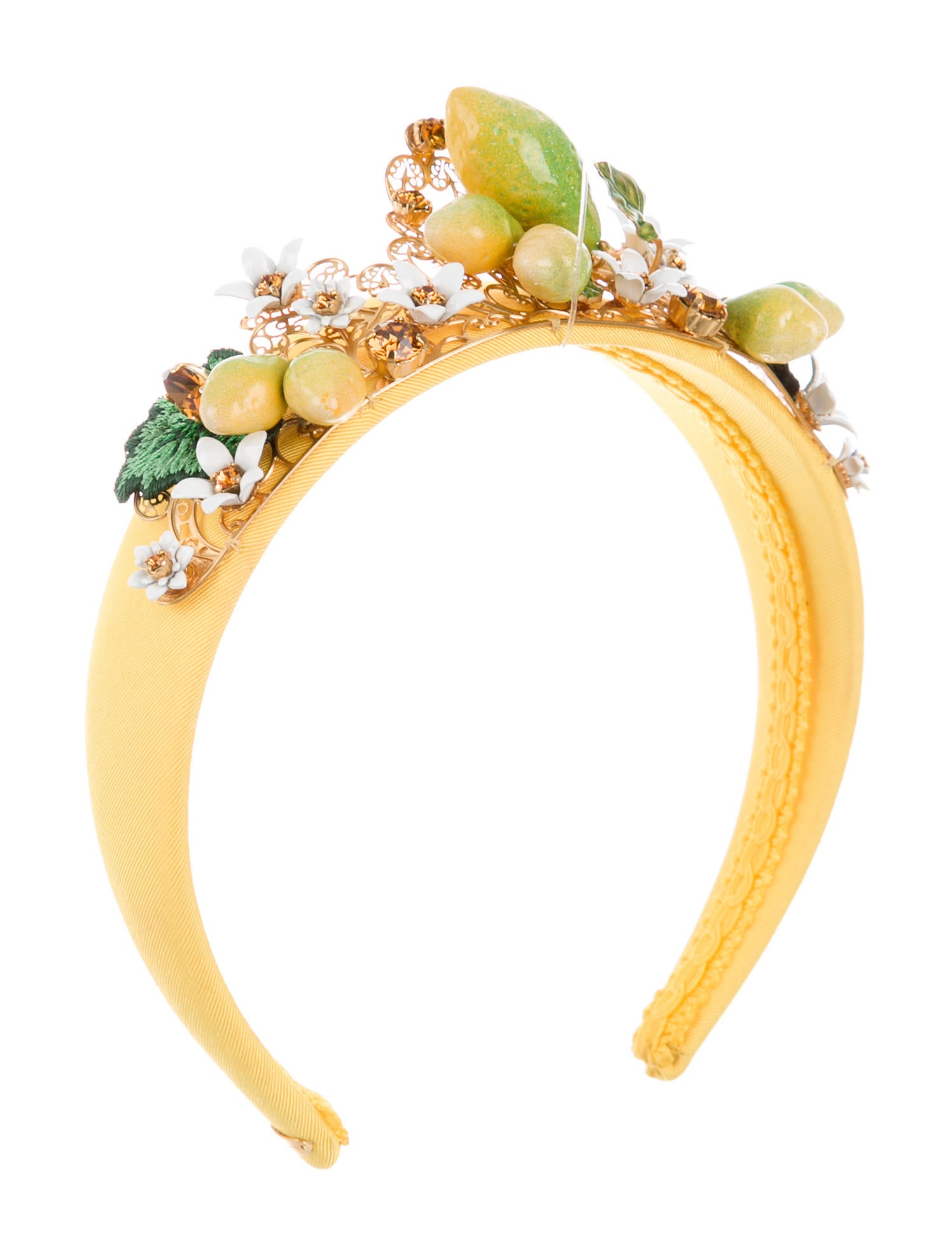 Dolce & Gabbana 2016 Lemon Headband Accessories DAG69294 The RealReal