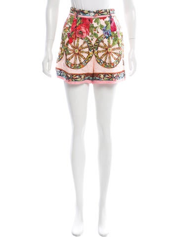 Dolce & Gabbana 2016 Rose & Cart Shorts