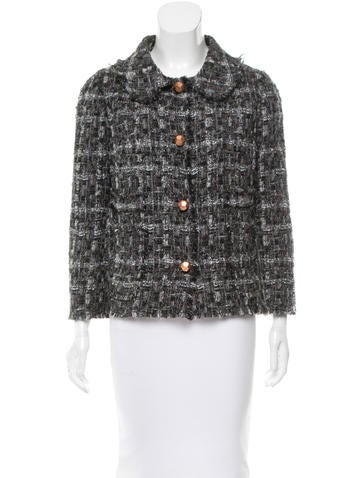 Dolce & Gabbana Tweed Woven Blazer
