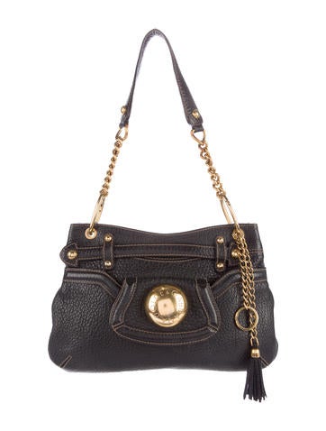 Dolce & Gabbana Logo-Accented Leather Shoulder Bag