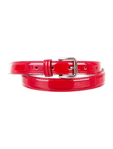 Dolce & Gabbana Skinny Patent Belt