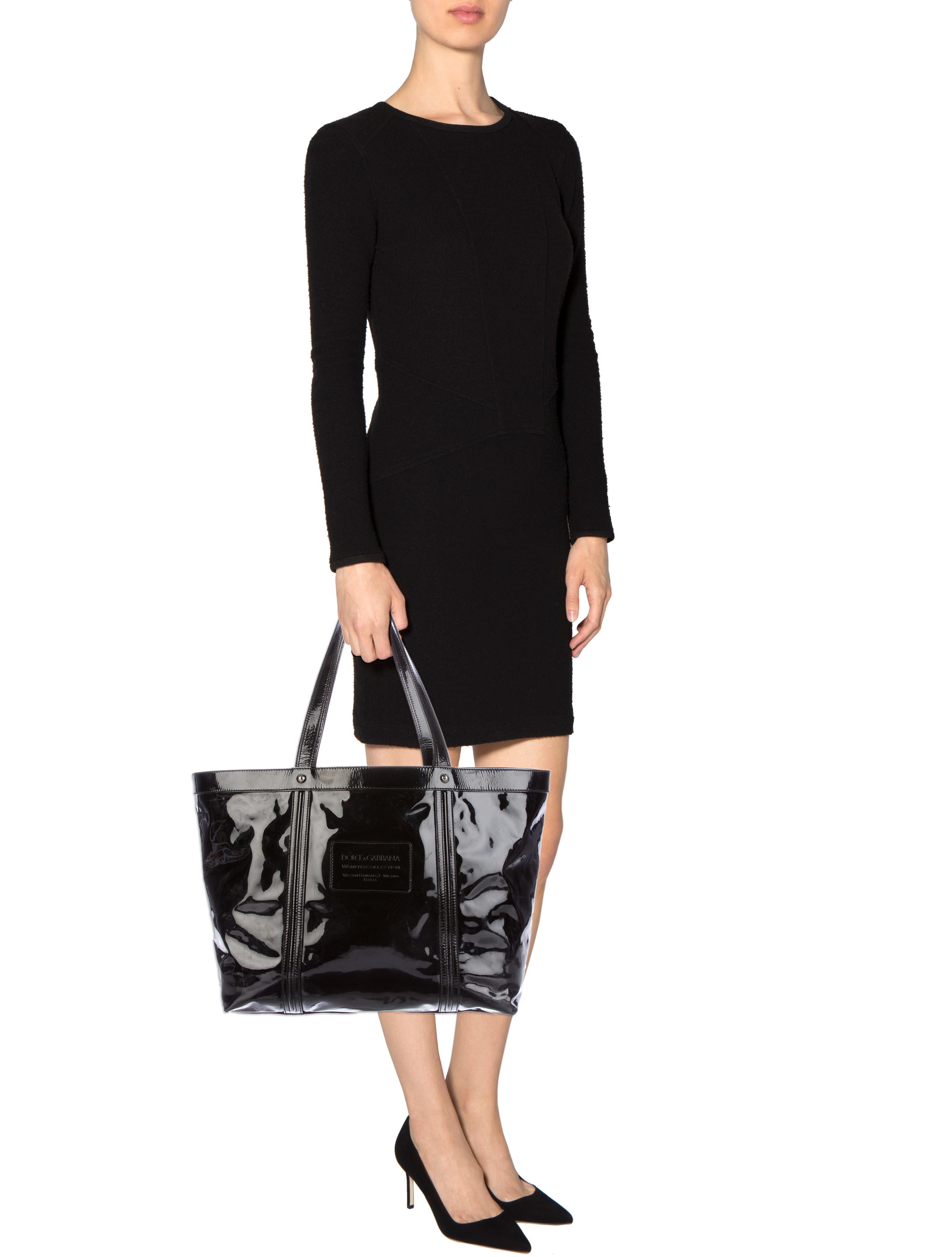 Dolce Gabbana Miss Bye Tote Bag Gold Leopard Lined Used, No