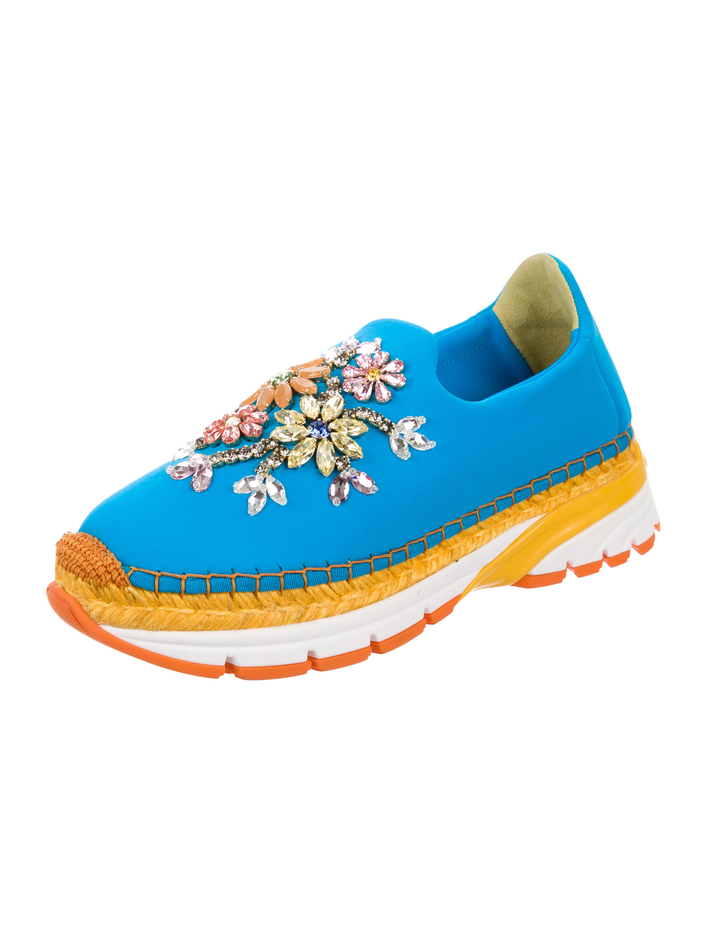 dolce and gabbana embellished sneakers