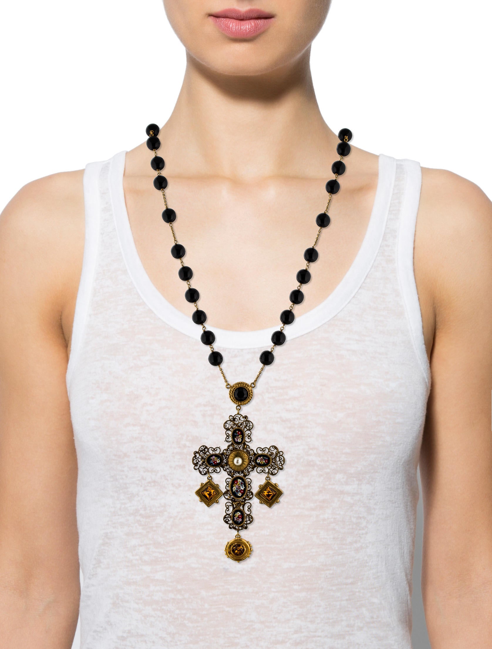 D&g rosary necklace Clearance