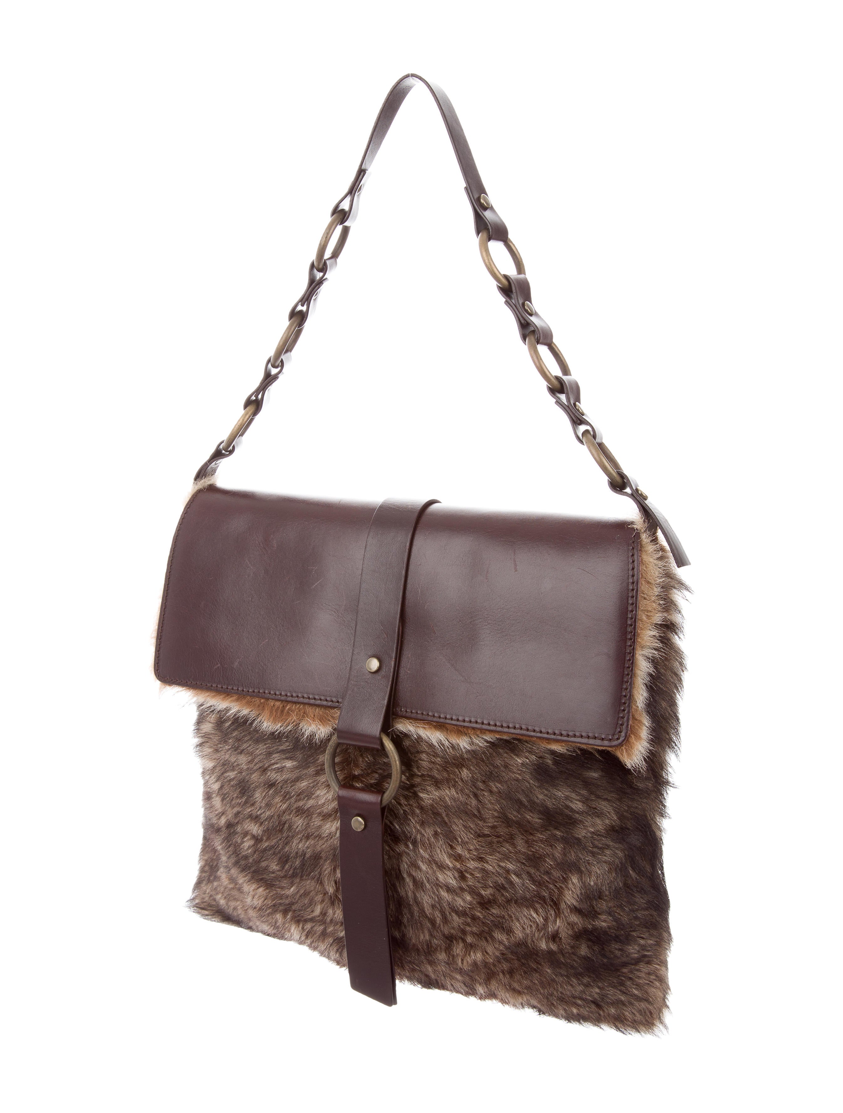 Dolce & Gabbana Fur Shoulder Bag Handbags DAG84292 The RealReal