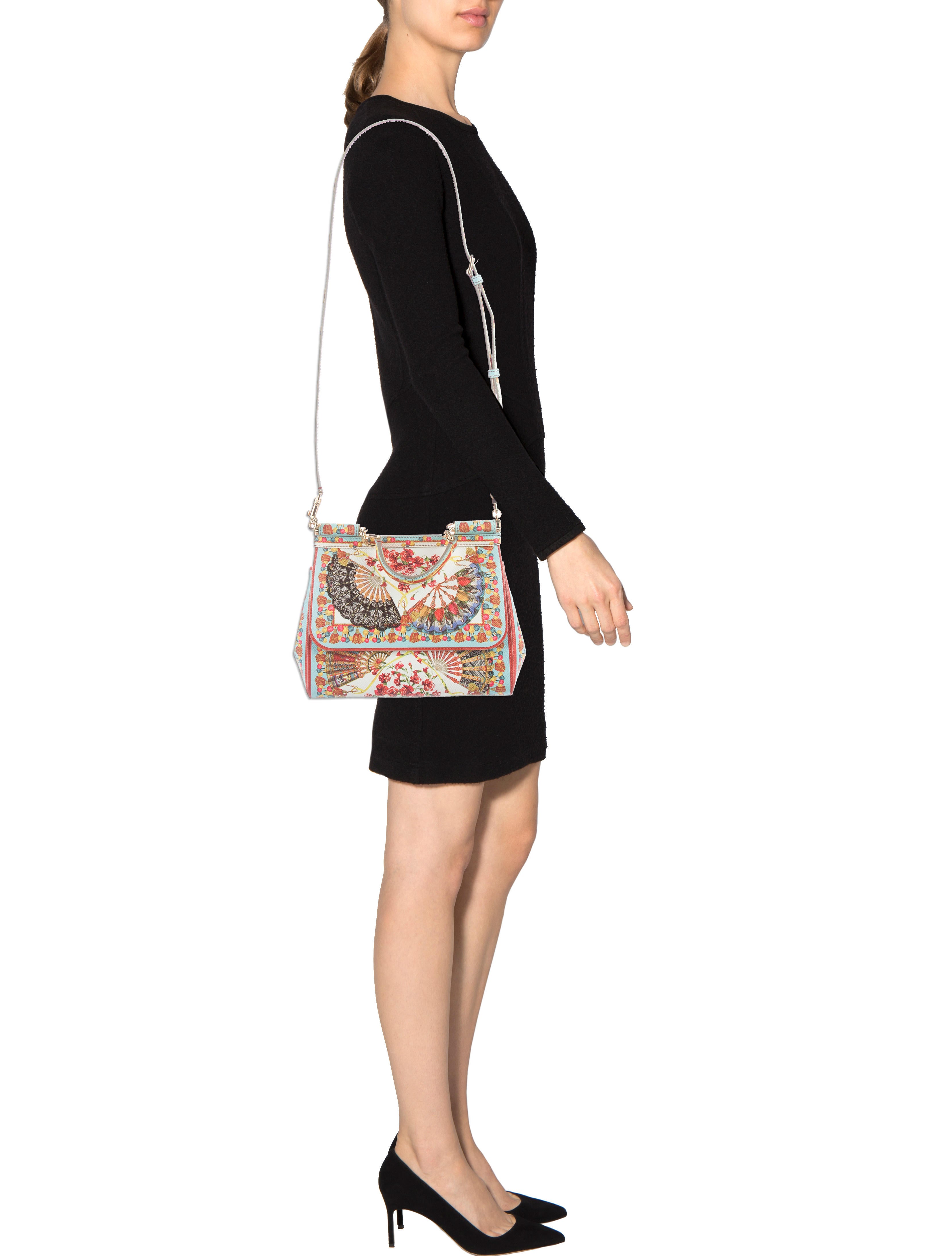 Dolce & Gabbana Fan Foulard Medium Miss Sicily Bag w/ Tags - Red