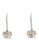 Diamond in the Rough 18K Diamond Drop Earrings
