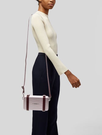 Dior x Rimowa Aluminum Personal Clutch On Strap