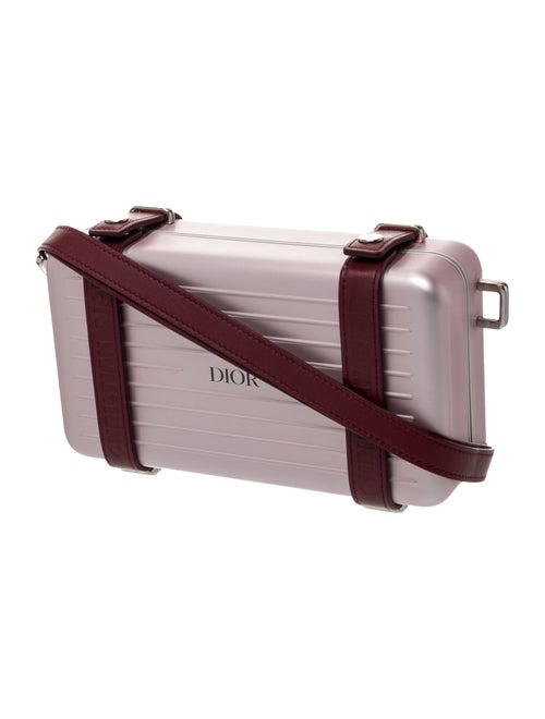 Dior x Rimowa Aluminum Personal Clutch On Strap
