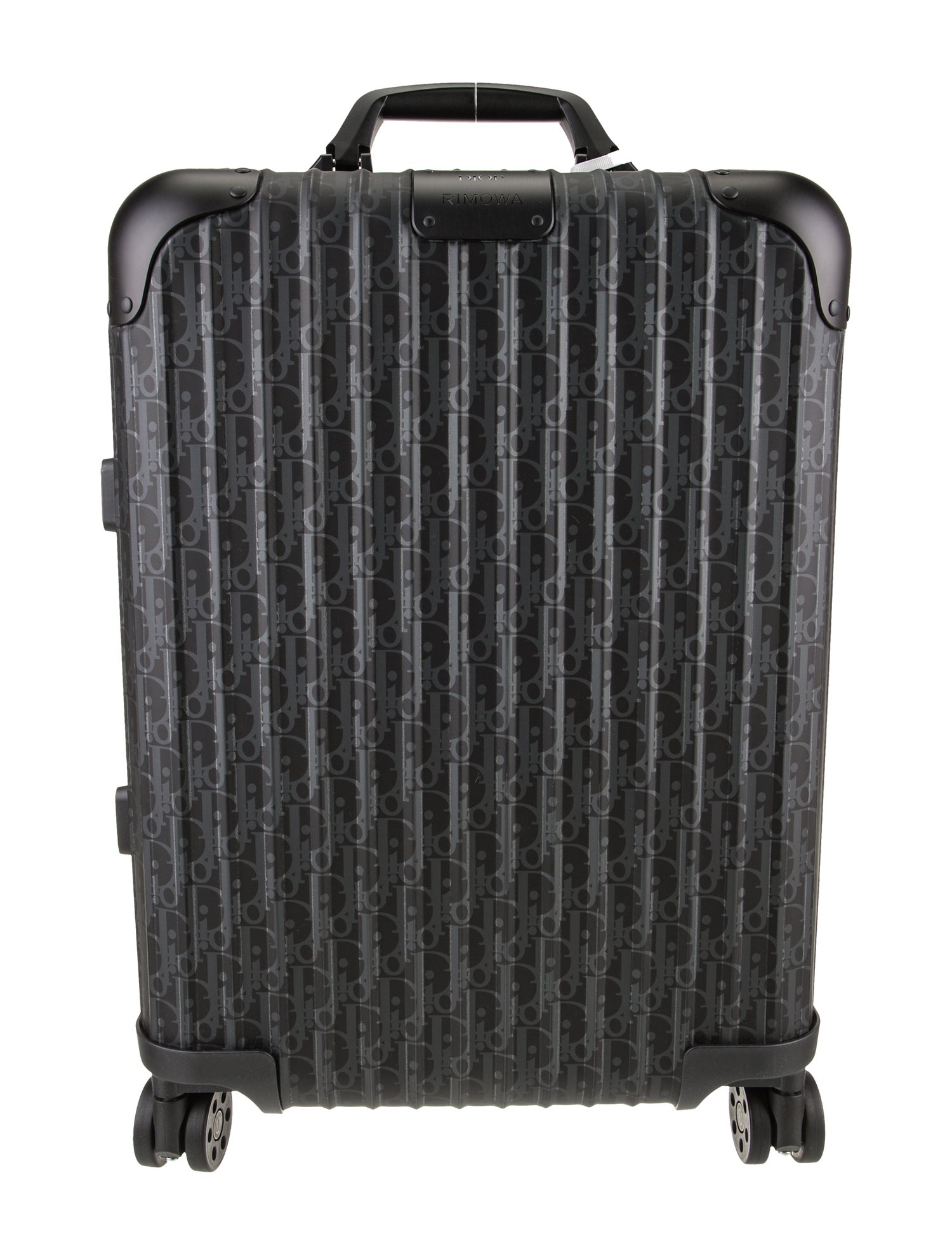 Dior x Rimowa Oblique Aluminum Carry-On Suitcase
