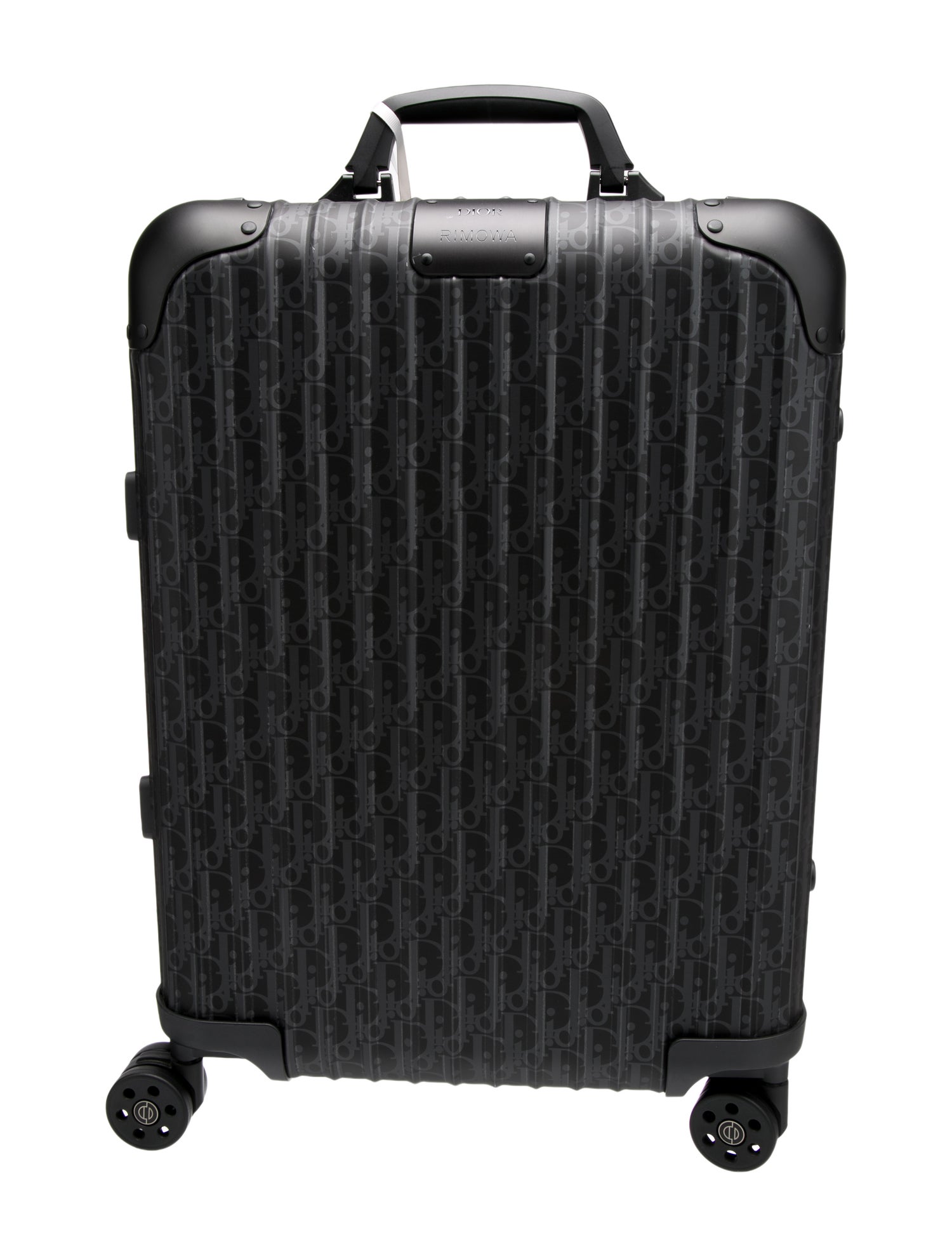 Dior x Rimowa x Rimowa Oblique Aluminum Carry-On Suitcase