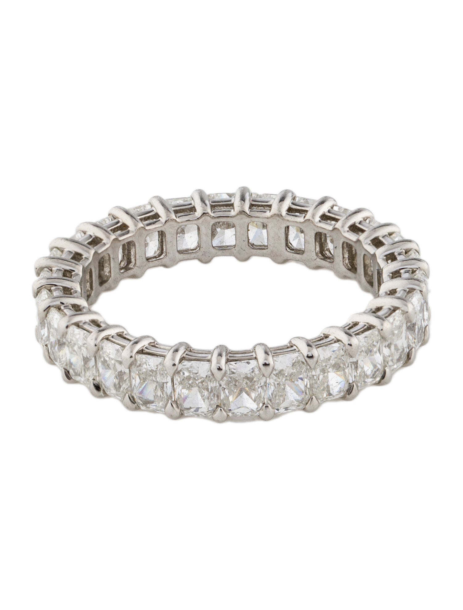 Daniella Design Platinum 3.75ctw Diamond Eternity Band Ring