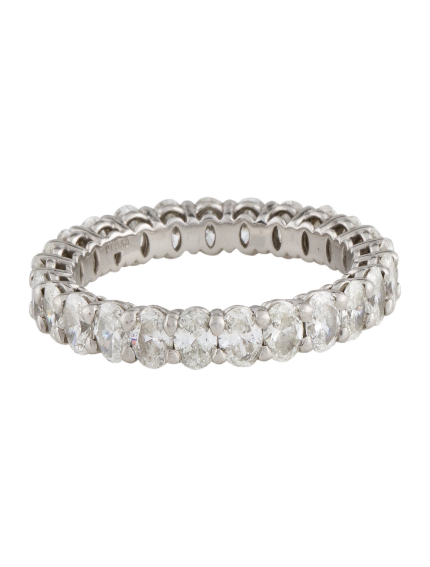 Daniella Design Platinum 2.62ctw Diamond Eternity Band
