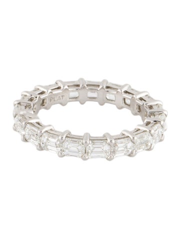 Daniella Design Eternity Band Platinum 3.72ctw Diamond 6.25