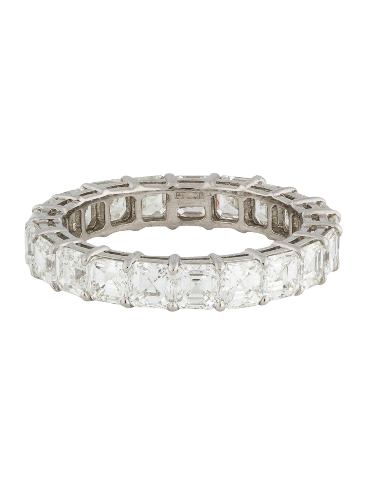 Daniella Design Platinum 4.18ctw Diamond Eternity Banf
