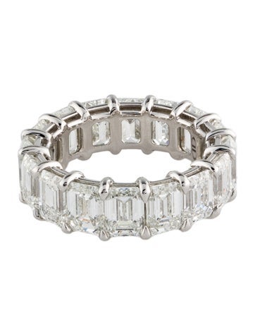 Daniella Design Eternity Band Platinum 11.47ctw Diamond 6.25