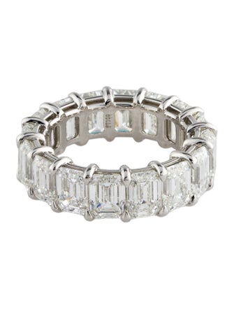 Daniella Design Platinum 11.47ctw Diamond Eternity Band