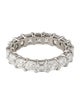 Daniella Design Platinum 5.65ctw Diamond Eternity Band