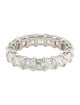 Daniella Design Platinum 5.54ctw Diamond Eternity Band Ring