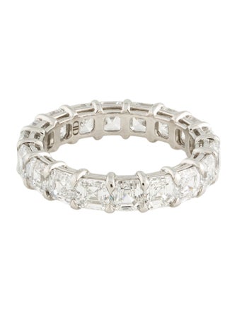 Daniella Design Platinum 5.54ctw Diamond Eternity Band Ring