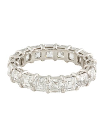 Daniella Design Platinum 5.54ctw Diamond Eternity Band Ring