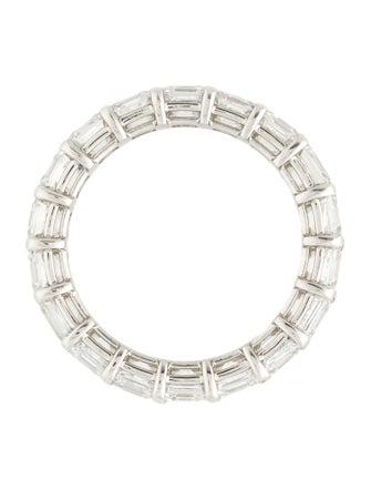 Daniella Design Platinum 5.54ctw Diamond Eternity Band Ring